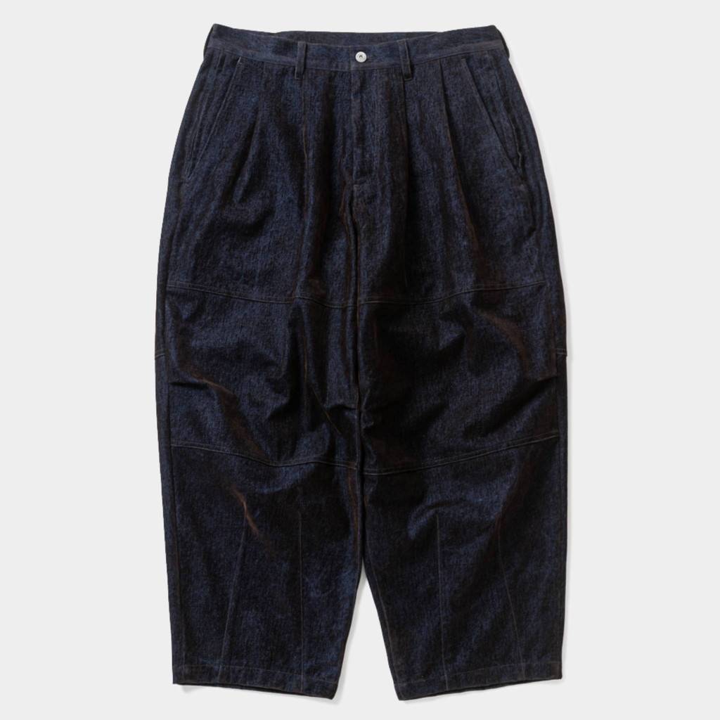 FLOCKY DENIM BALLOON PANTS #Navy [FW26-B10]