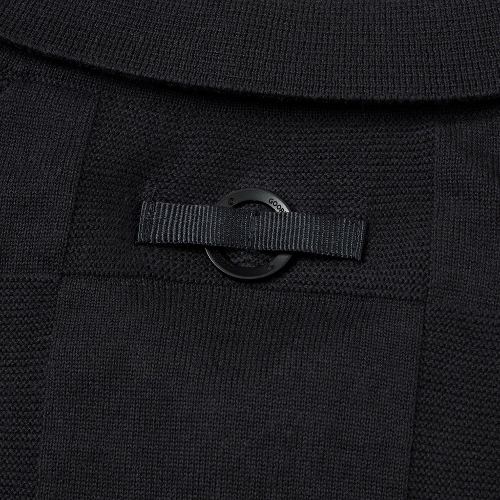 AES | 「G.A.T-01K」 Checkerboard Knit Polo Shirt #SHADOW [GOOPI-24AW-SEP-03]