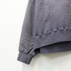 WEATHERED ZIP HOODIE #EGGPLANT [BWU-WZH]