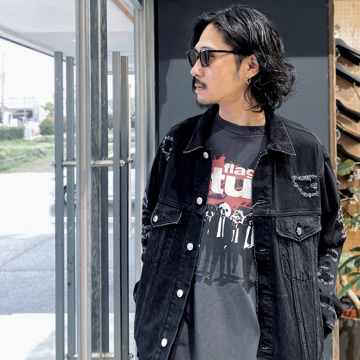 DOGS Tee #BLACK [24SS-FS-41 / FS1441]