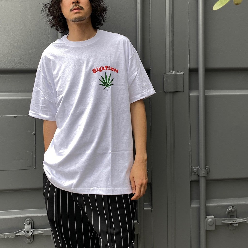 HIGHTTIMES | 圓領 T 卹 - 類型 2- #白色 [HIGHTTIMES-WM-TEE02]