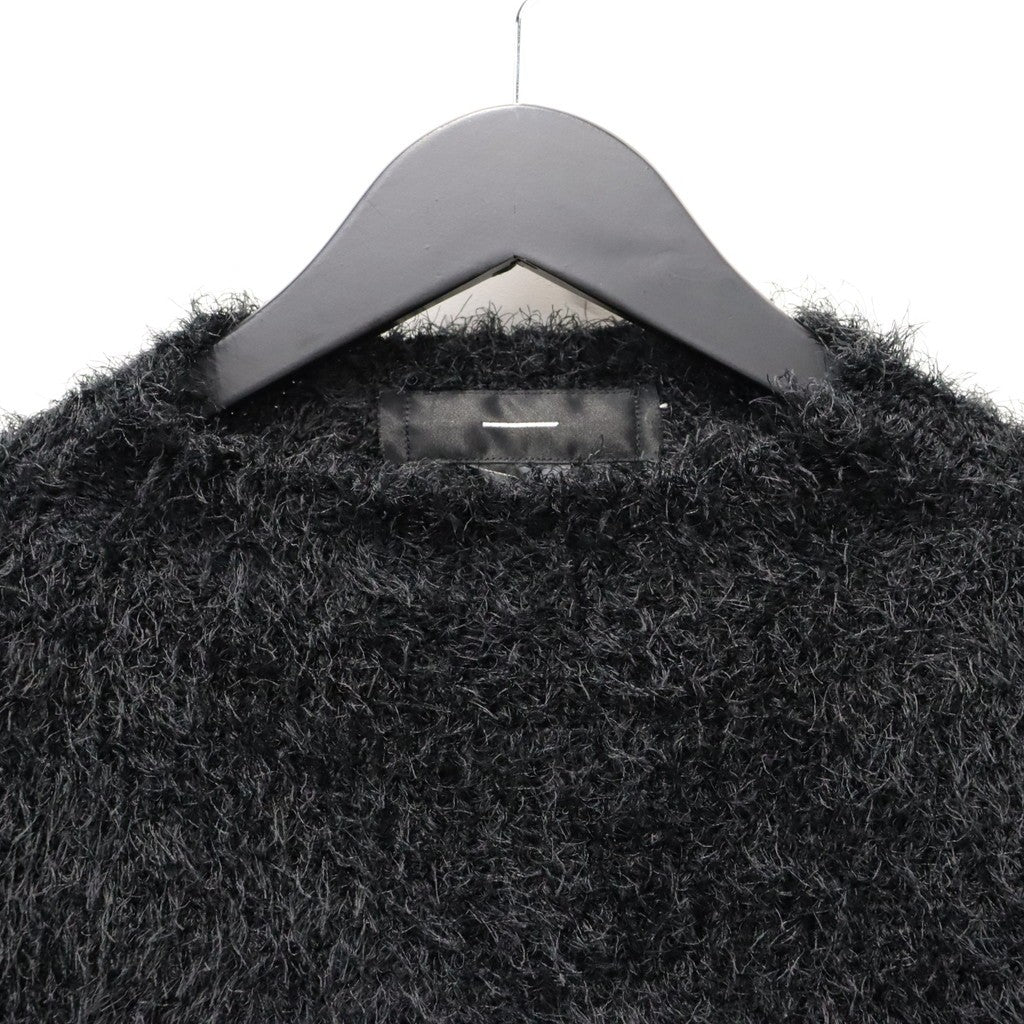 Classic Shaggy Knit Jumper (FUR KNIT) #BLACK [M-P4-KW3]