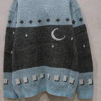 HIGHWAY 圓領毛衣 #藍色 [SC2420-KN05]