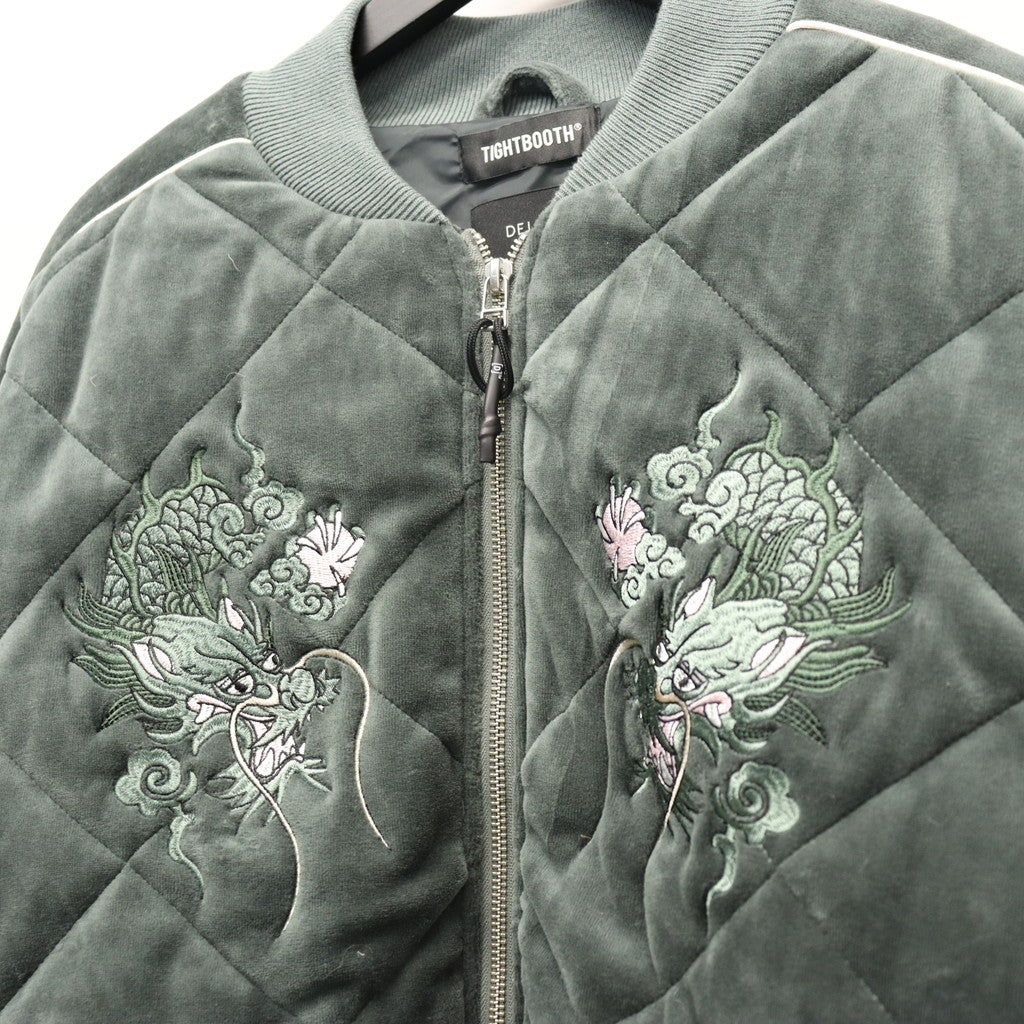 DELUXE | VELOUR SOUVENIR JKT #Gray [20TH-JK03]