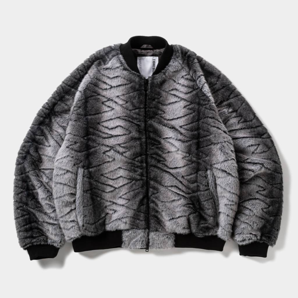 T QUILT FUR MA-1 #Black [FW25-JK04]