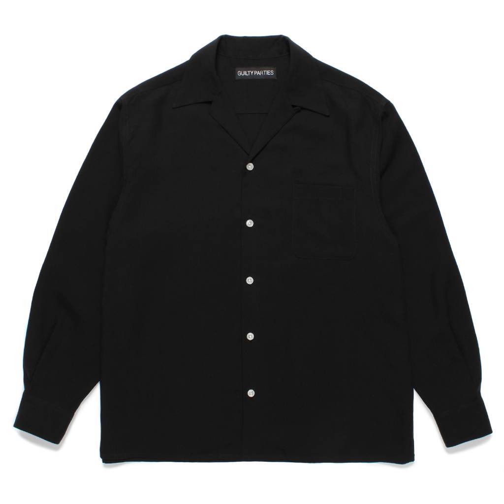 50'S SHIRT L/S ( TYPE-1 ) #BLACK [24FW-WMS-OC10]