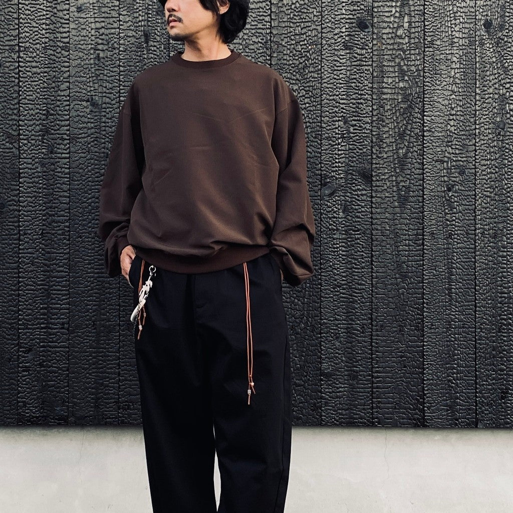 EVD3 Oversized Crewneck #Brown [GOOPI-26AW-SEP-03]