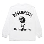 56 TATTOO STUDIO | WASHED HEAVY WEIGHT CREW NECK LONG SLEEVE T-SHIRT #WHITE [56TS-WM-LT03]