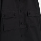 ARMY SHIRT (TYPE-2) #BLACK [25FWE-WMO-ML04]