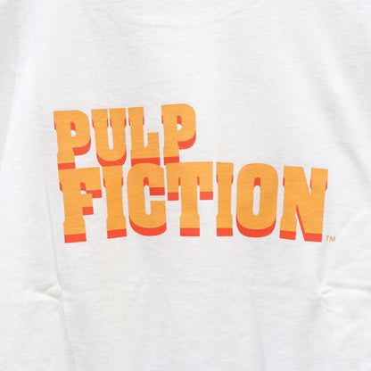 PULP FICTION | CREW NECK LONG SLEEVE T-SHIRT ( TYPE-3 ) #WHITE [PF-WM-LT03]