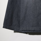 Light Denim Kungfu Shirt #Black [SD26S-SH04]