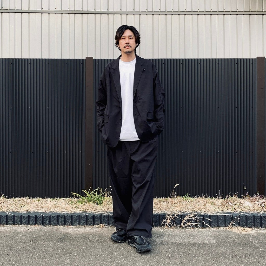 TECH LOOSE 2B JACKET & TECH EASY TROUSERS #BLACK [BJ-50026 / BP-51026]