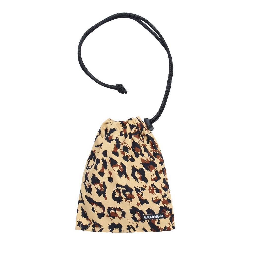 LEOPARD SHOULDER POUCH #BEIGE [26FWE-WMA-BG02]