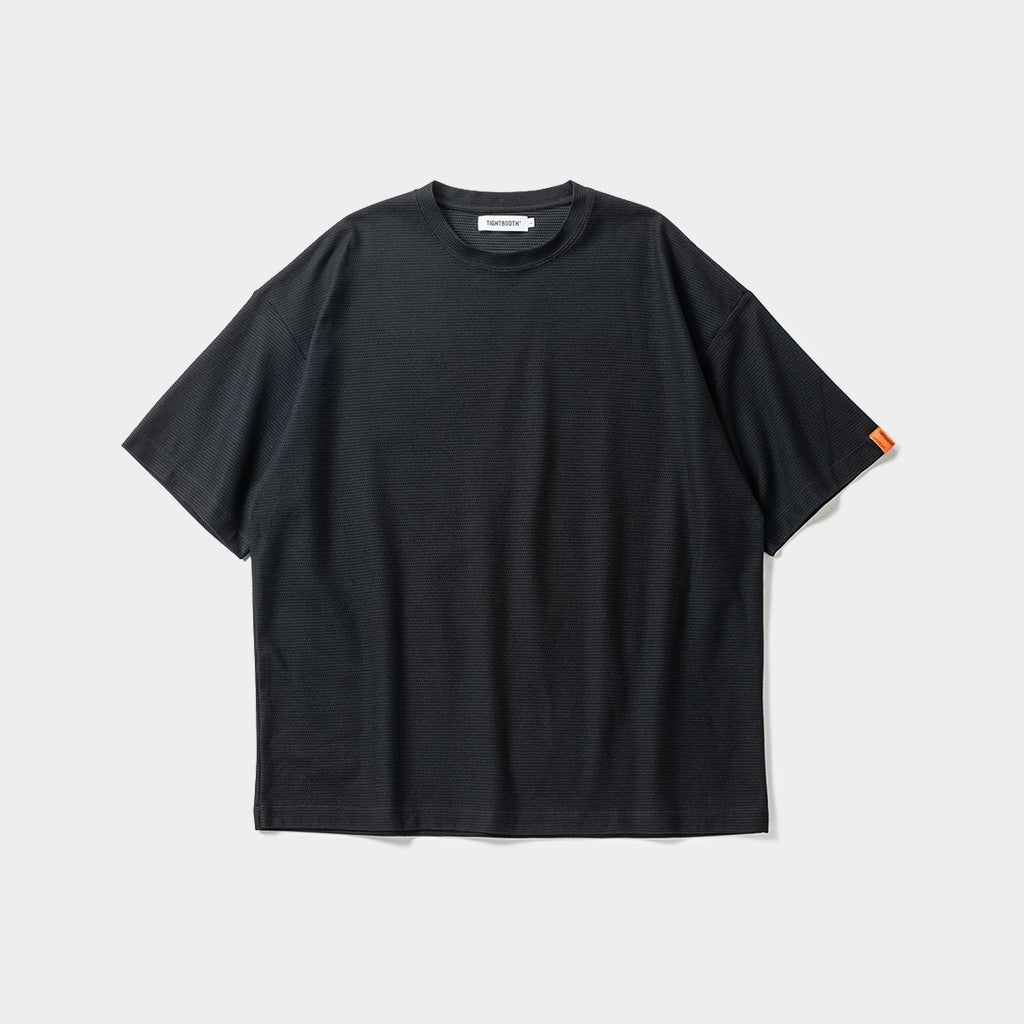 HONEYCOMB BORDER T-SHIRT #Black [SU24-T01]