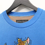 TIM LEHI | JACQUARD SWEATER #BLUE [26SS-WMK-KN07]