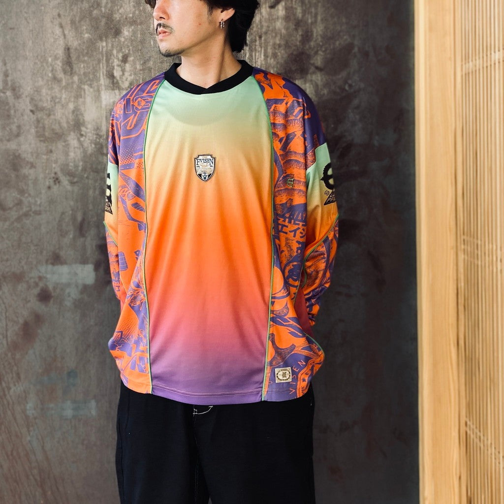 PHEASANT MOTO JERSEY #Orange/Purple [26SS-SW07] - cocorozashi 三重