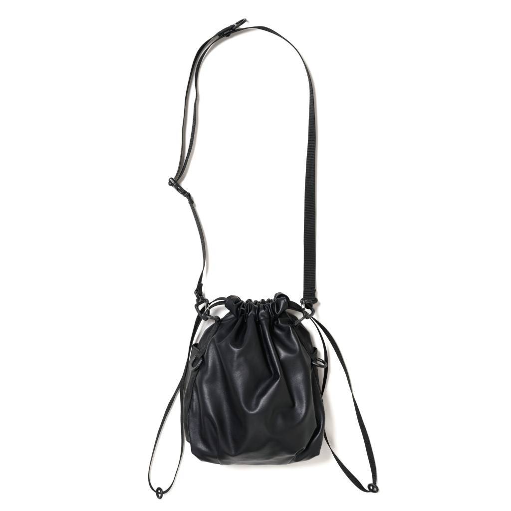 DRAW STRING BAG (LE) #BLACK [BCL-114]