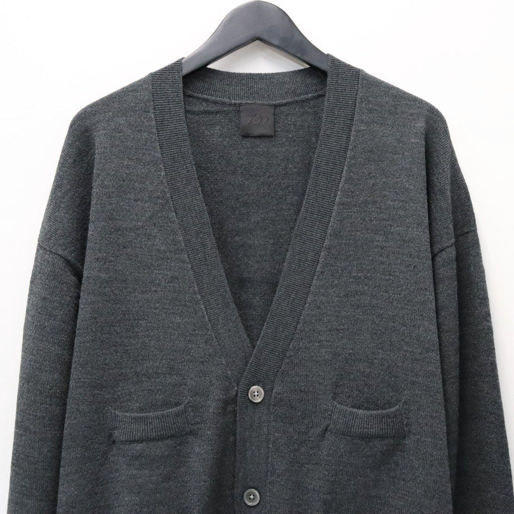 TECH KNIT CARDIGAN Brewed Protein #CHARCOAL [BE-72026W]