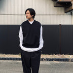 TECH SCUBA KNIT VEST #BLACK [BE-42026]