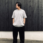 WASHED HEAVY WEIGHT CREW NECK T-SHIRT ( TYPE-1 ) #GRAY [26SS-WMT-WT02]