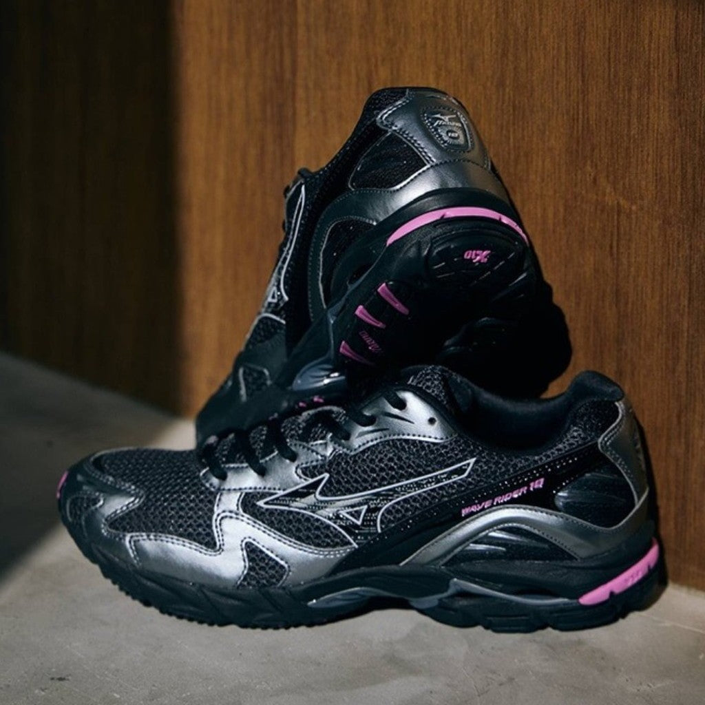 WAVE RIDER 10 #CHARCOAL / BLACK / PINK [D1GA261D]