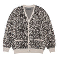 LEOPARD JACQUARD CARDIGAN ( TYPE-2 ) #IVORY [26SS-WMK-KN18]