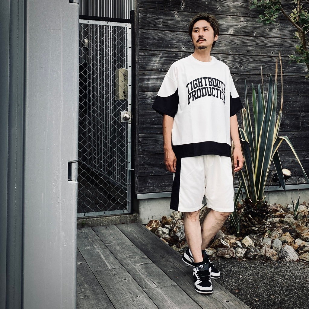 COLLEGE DOBBY S/S T-SHIRT #White [SU25-T01]