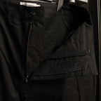 斜紋波西米亞長褲 #黑色 [24SS-B06]