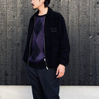 SUEDE LEATHER 50'S JACKET ( TYPE-1 ) #BLACK [25SSE-WMO-BL03]