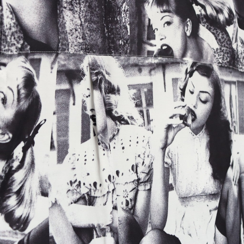 ELLEN VON UNWERTH | S/S HAWAIIAN SHIRT ( TYPE-2 ) #WHITE [EVU-WM-HI02]