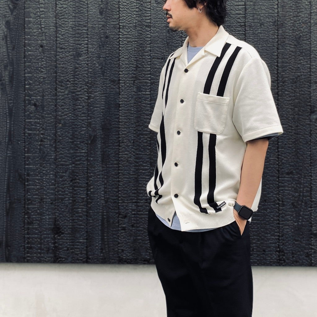 KNIT SHIRT ( TYPE-1 ) #WHITE [26SS-WMK-KN01]