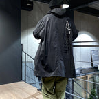 HOODED BIG COAT #BLACK [FW23-JK12]