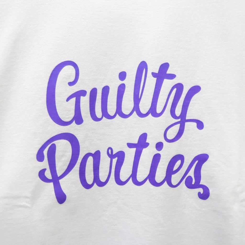 WASHED HEAVY WEIGHT CREW NECK T-SHIRT ( TYPE-15 ) #WHITE / PURPLE [26FW-WMT-WT18]