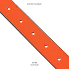 DE-BBB Logo Buckle Belt #Shadow & Pumpkin [GOOPI-26SS-MAY-02]