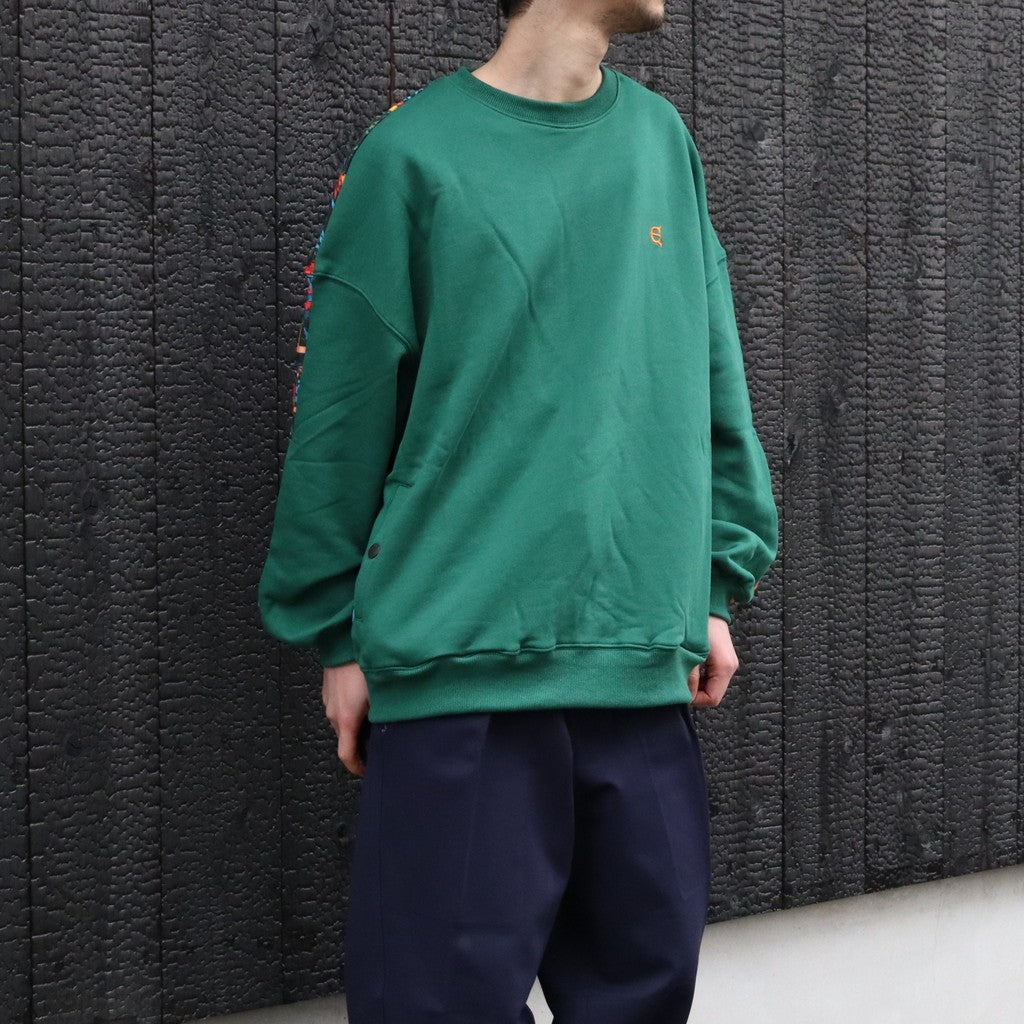 JULIEN CARD CREWNECK #Green [26SS-SW01]