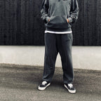 WASHED MIDDLE WEIGHT SWEAT PANTS #GRAY [26FWE-WMC-SP01]