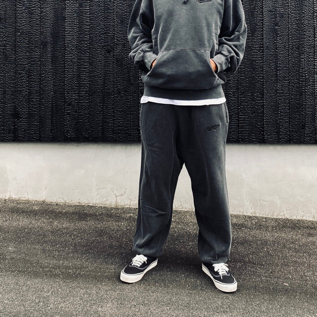 WASHED MIDDLE WEIGHT SWEAT PANTS #GRAY [26FWE-WMC-SP01]