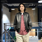 A-2 FLIGHT JACKET #BLACK [24FW-WMO-BL07]