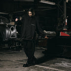 "G7-H1" 陰影漆連帽衫 #BLACK [GOOPI-23AW-OCT-03]