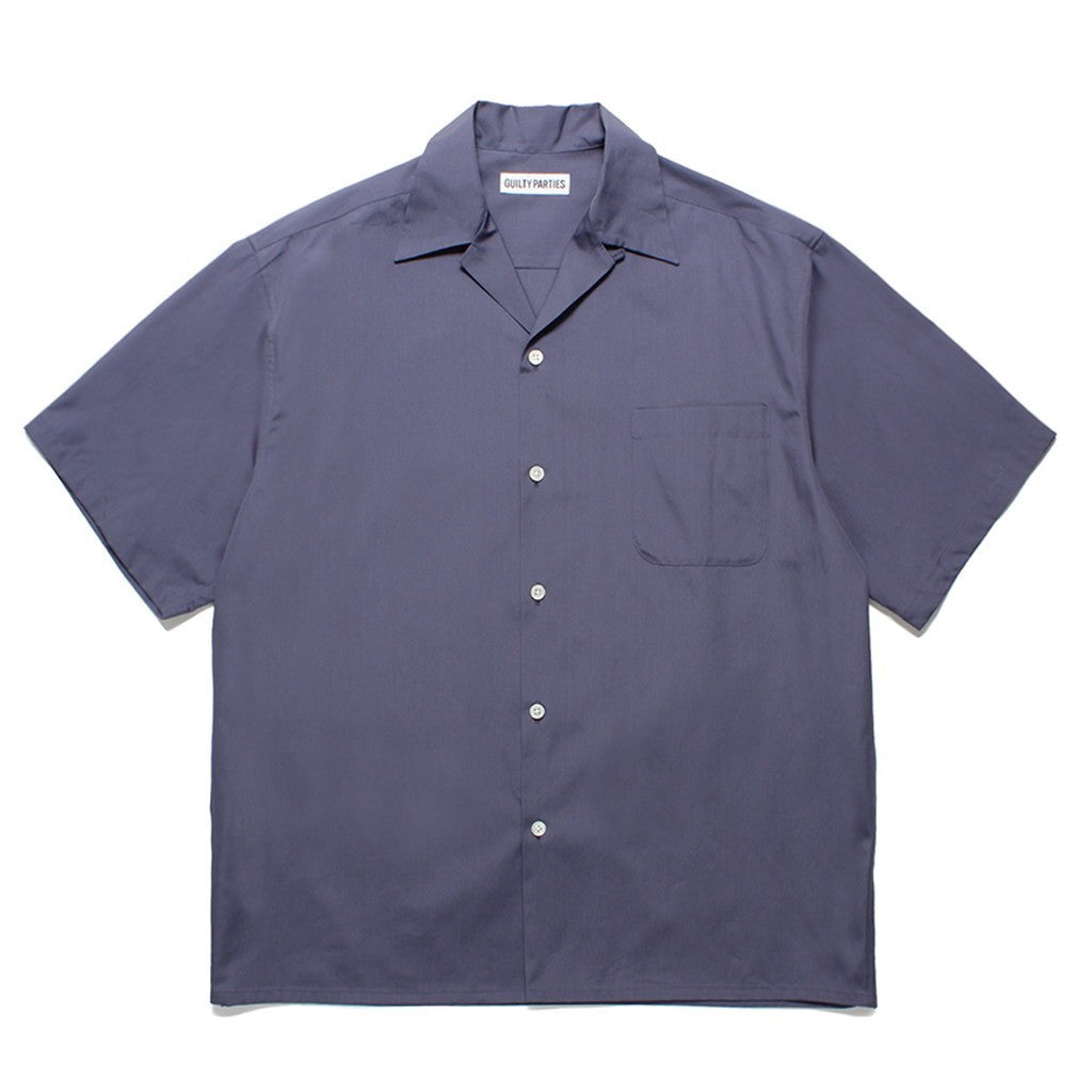 OPEN COLLAR SHIRT S/S -TYPE 3- #NAVY [24SS-WMS-OC03]