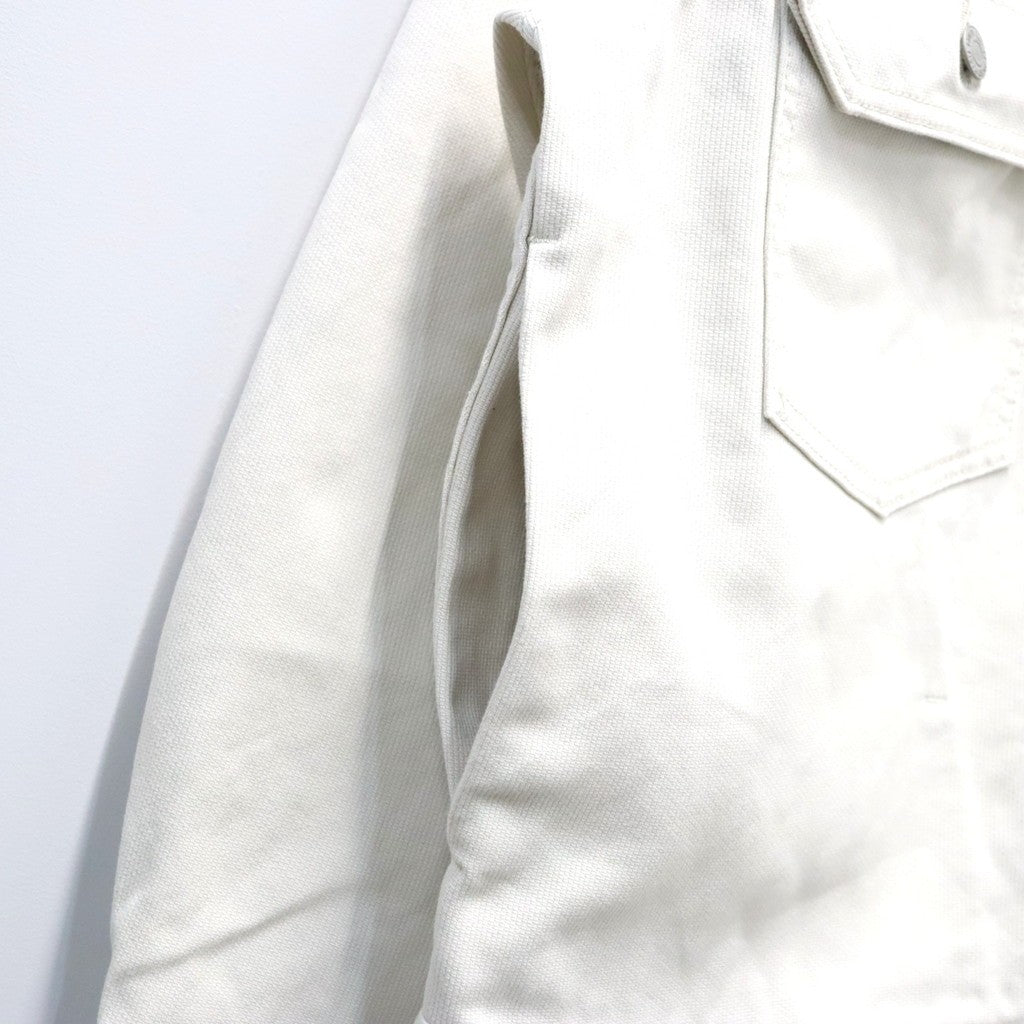 TRUCKER JACKET #IVORY [26FWE-WMO-BL05]