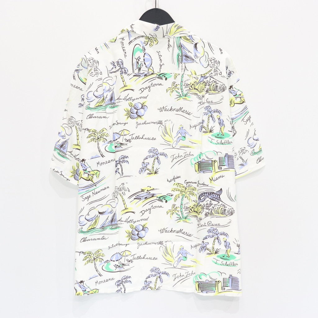 HAWAIIAN SHIRT S/S ( TYPE-2 ) #WHITE [25SS-WMS-HI02]
