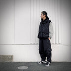 RIPSTOP CARGO BALLOON PANTS #Black [SS25-B01]