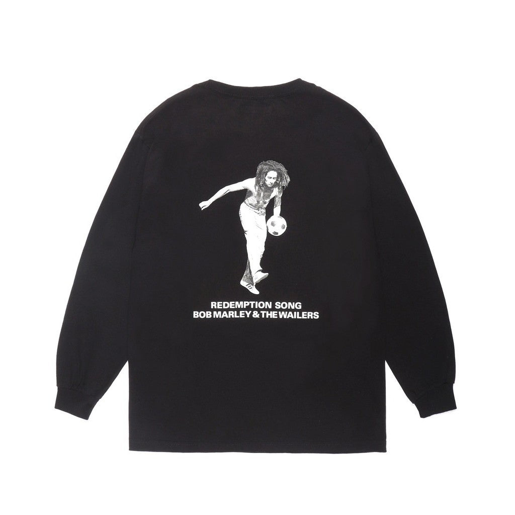 鮑伯馬利 | 圓領長袖T卹（4號）#黑色 [BOBMARLEY-WM-LT06]