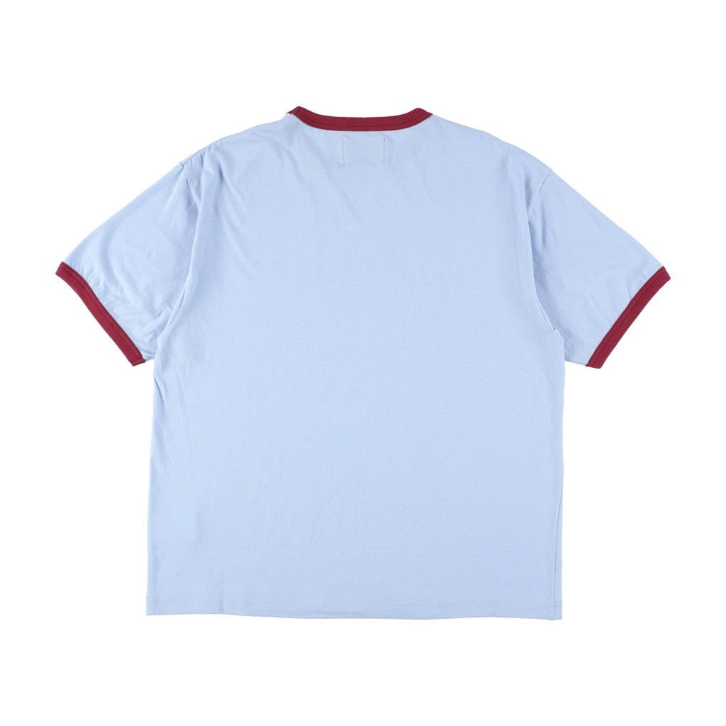 蜜桃奶油色T卹 #藍色 [SC2410-TS01]