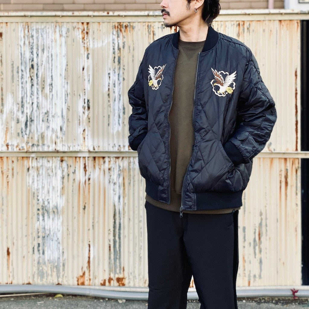 REVERSIBLE 「SKAJAN」 DOWN JACKET #BK×BK [TAION-JK04JS-N1]