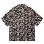 LEOPARD HAWAIIAN SHIRT S/S #GRAY [25SSE-WMS-HI03]