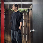 TECH DRAWSTRING S/S TEE #BLACK [BE-41025]