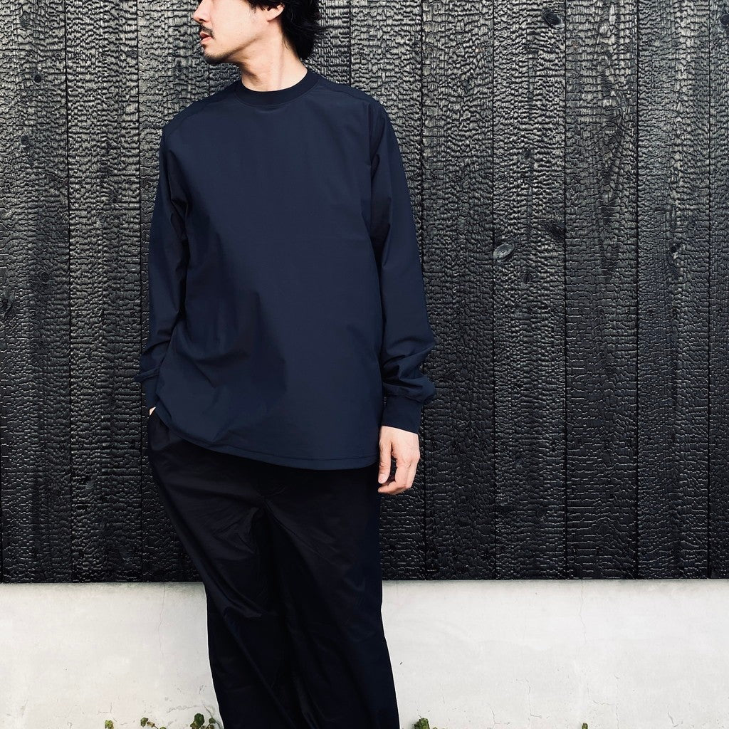 TECH LIGHT WEIGHT L/S TEE #INK BLACK [BE-30026]