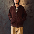 BARACUTA | G9 SUEDE LEATHER HARRINGTON JACKET #BROWN [25FW-WMO-BC01]